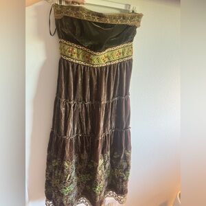 Cynthia Steffens Vintage Velvet Dress